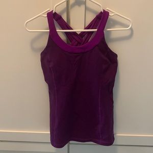 Lululemon purple tank